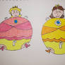 Princess Peach and Daisy P-Ballooned (Request)