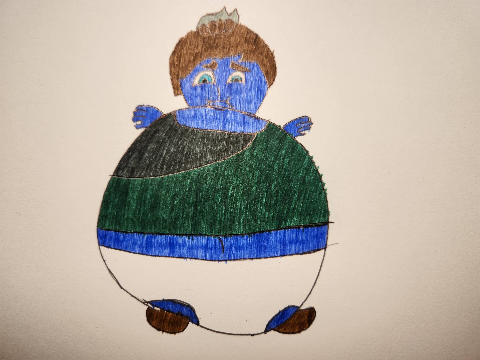 Frozen Inflation Deviantart Queen Anna blueberry inflation (Request) by ChristopherThe2ndSon on ...