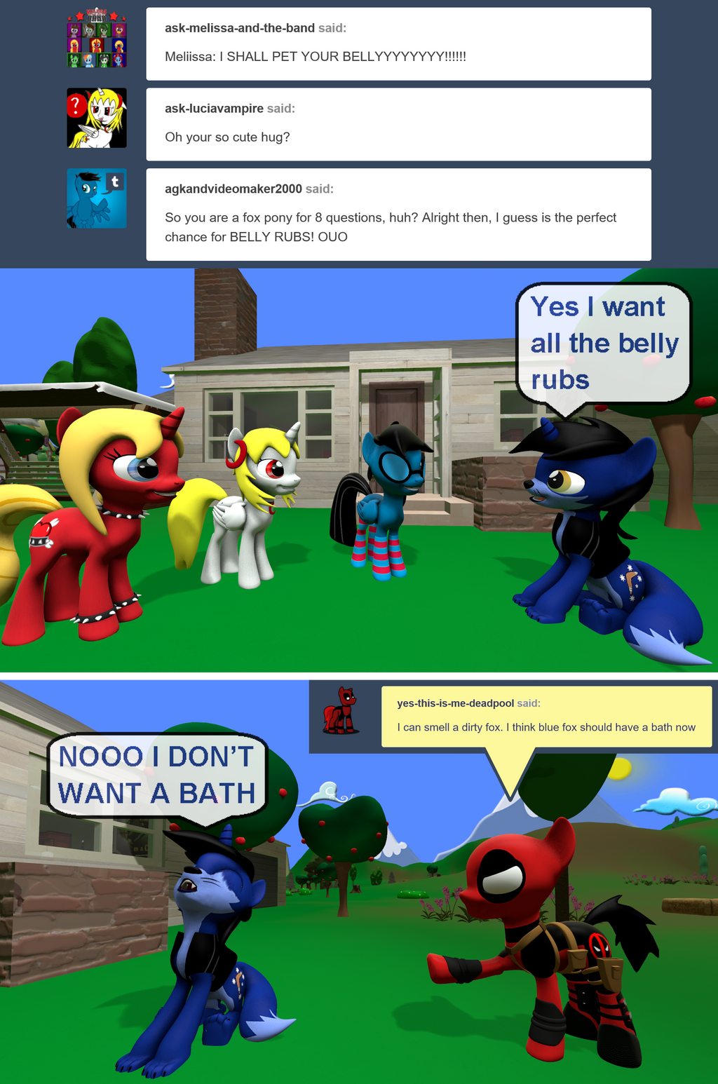 Ask True Blue tumblr 1839 by Out-Buck-Pony on DeviantArt