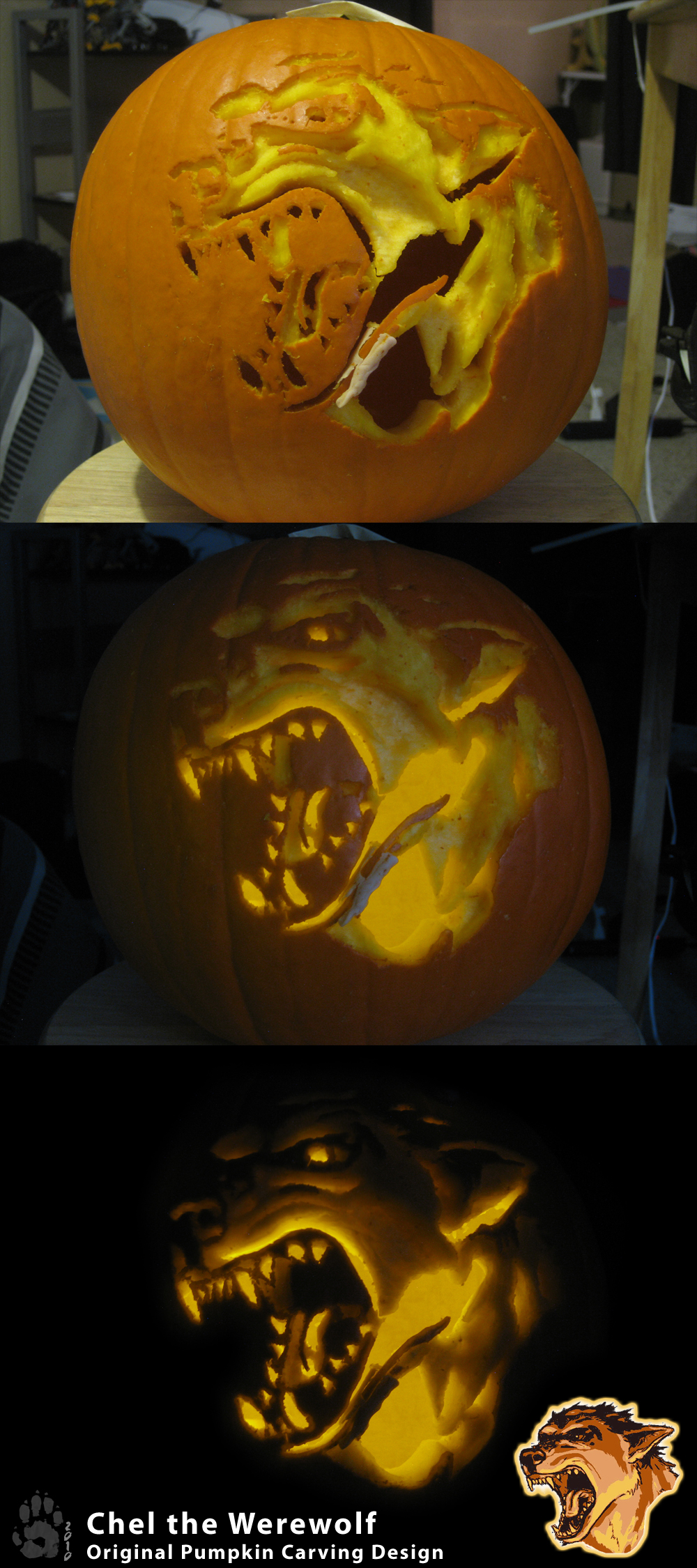 Chel the Werewolf- Pumpkin