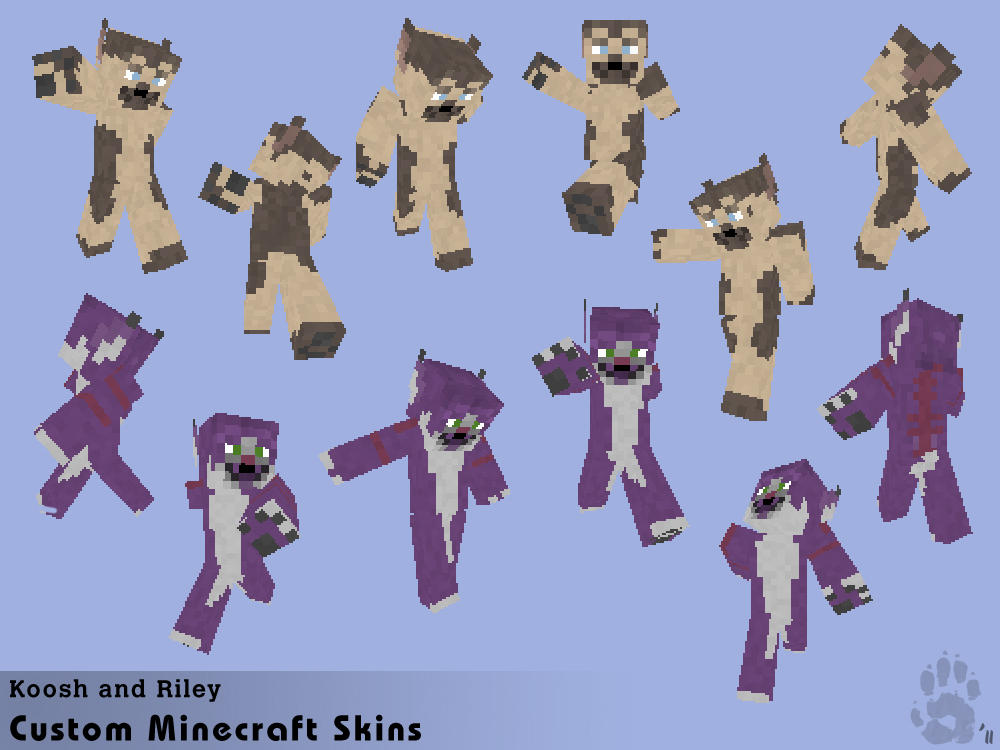 Minecraft Riley Skin Koosh + Riley- Minecraft Skins by CanineHybrid on DeviantArt
