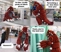 Groudon Invades JoAnn