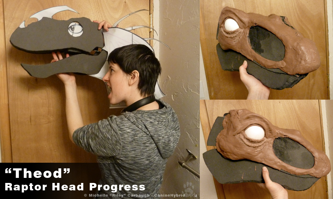 Theod Raptor Head Progress