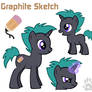 MLP OC: Ref Sheet- Graphite Sketch