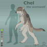 Chel the Werewolf- Reference (Shifted Form)