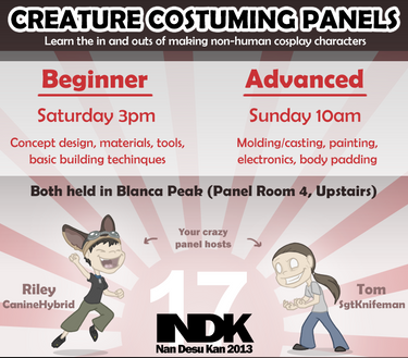 [NDK 2013] Cosplay Panels- Creature Costuming