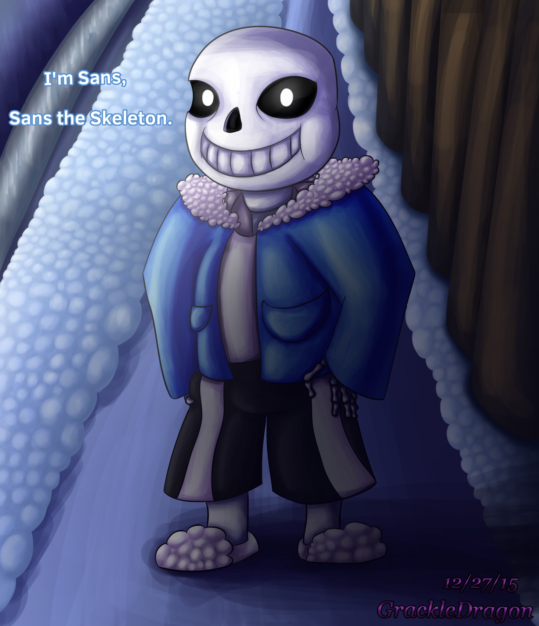 Springfield Sans Meeting Sans by GrackleDragon on DeviantArt
