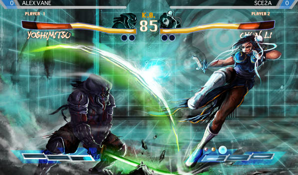 GA-HQ Art Contest : Yoshimitsu vs ChunLi