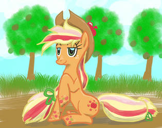 ATG4 Day 15-1 Rainbow Power Applejack