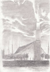 Boise Temple (pencil)