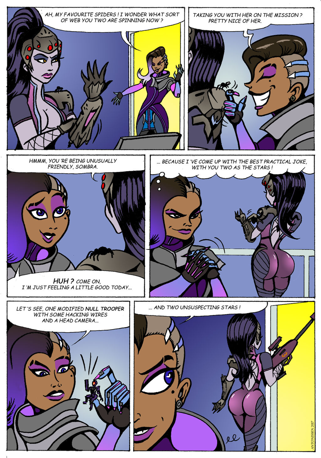 Sombra and Widowmaker