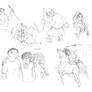 Heroes of Olympus Sketch Dump