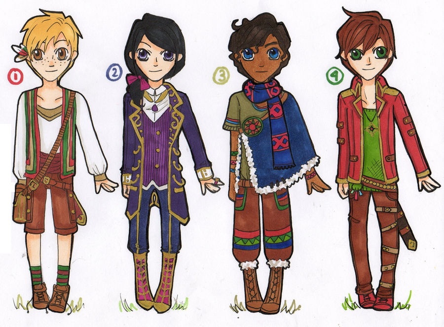 Little Fantasy Boys Adopts Set 1 CLOSED