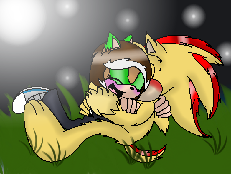 ~+..a Werehog And His Lil Akita+..~