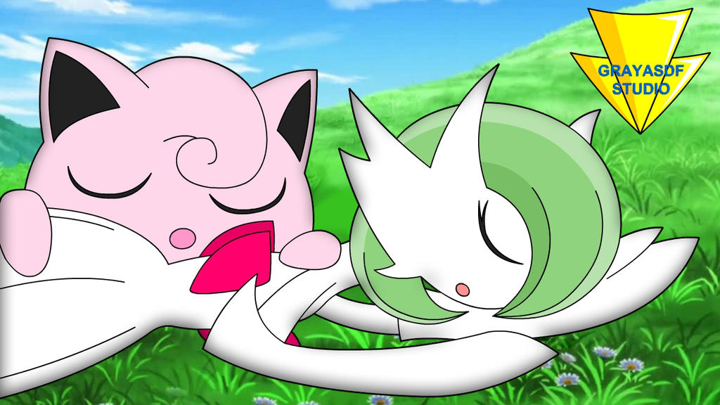 Gardevoir Is Sleeping (coloured) by Imaflashdemon