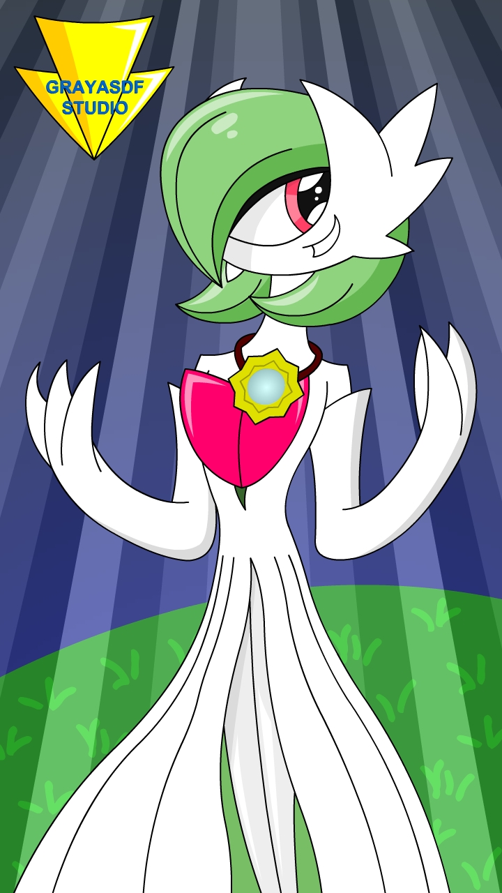 Your Magesty Gardevoir (coloured) by Imaflashdemon