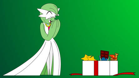 Gardevoir Likes Gifts (coloured)