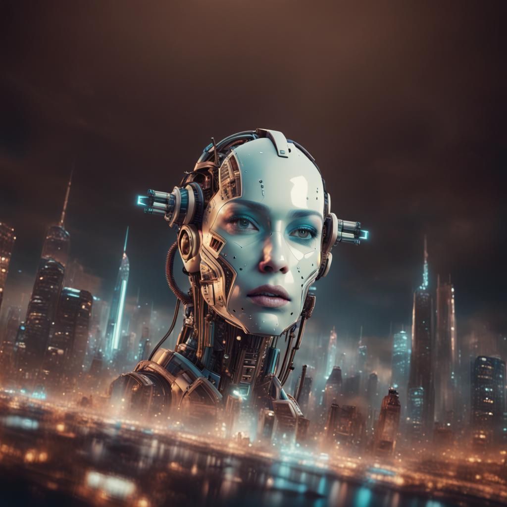Cyborg city dreams by ai22art on DeviantArt