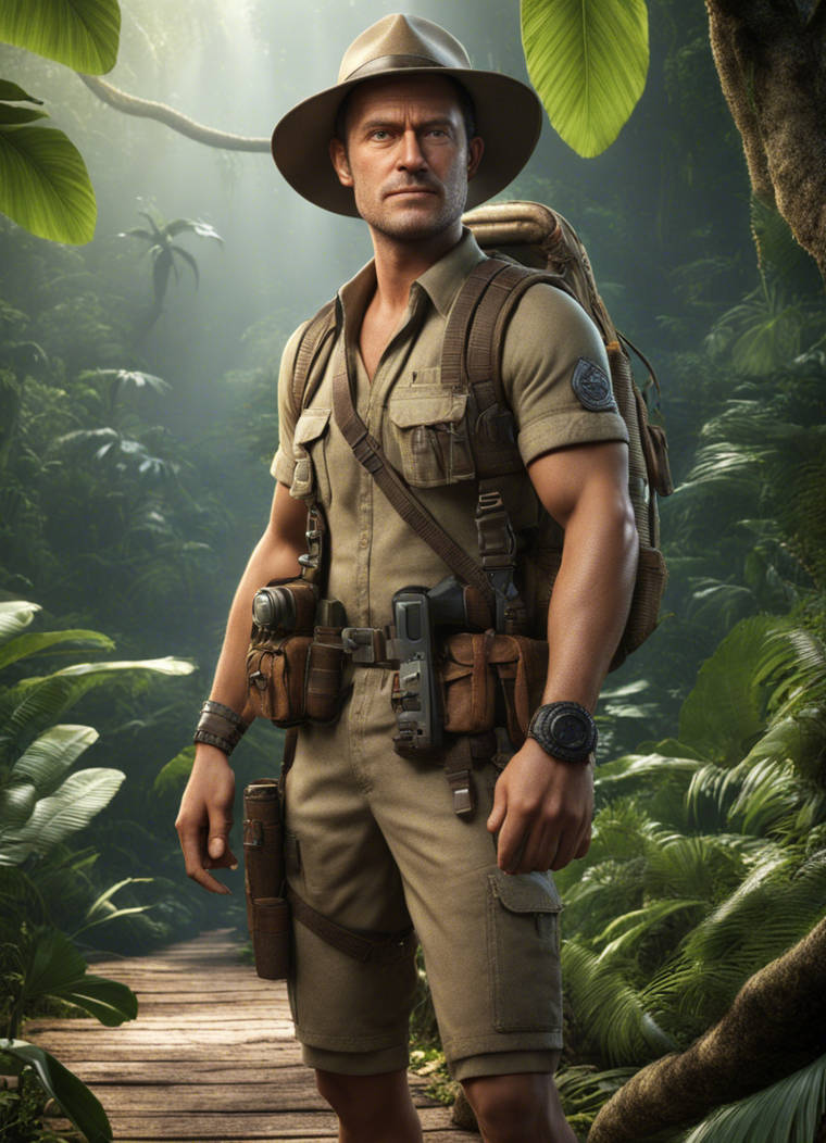 Adventurer In A Jungle by ai22art on DeviantArt