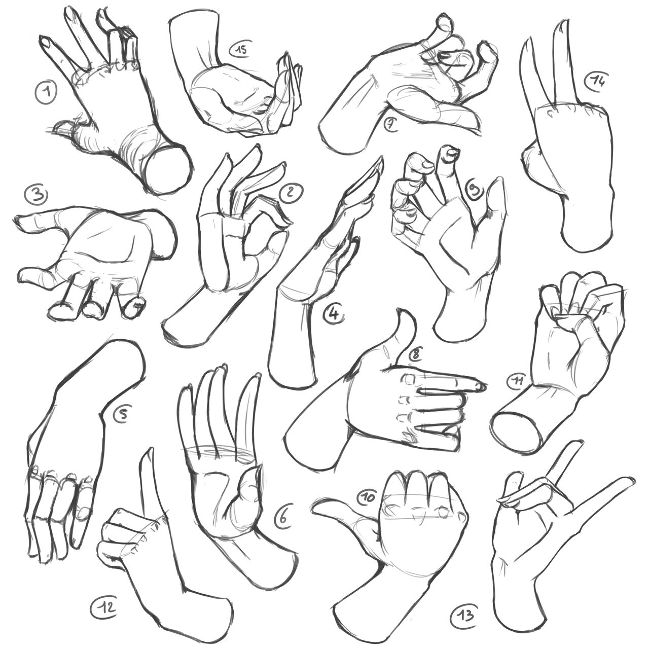 12 - Hands reference by AmantAmer on DeviantArt