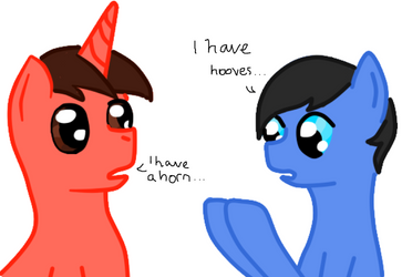 Dan And Phil As MLP:FIM