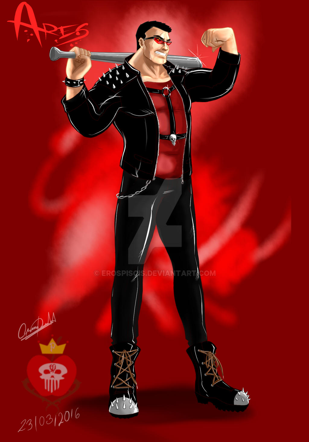 Ares Percy Jackson by erospiscis on DeviantArt