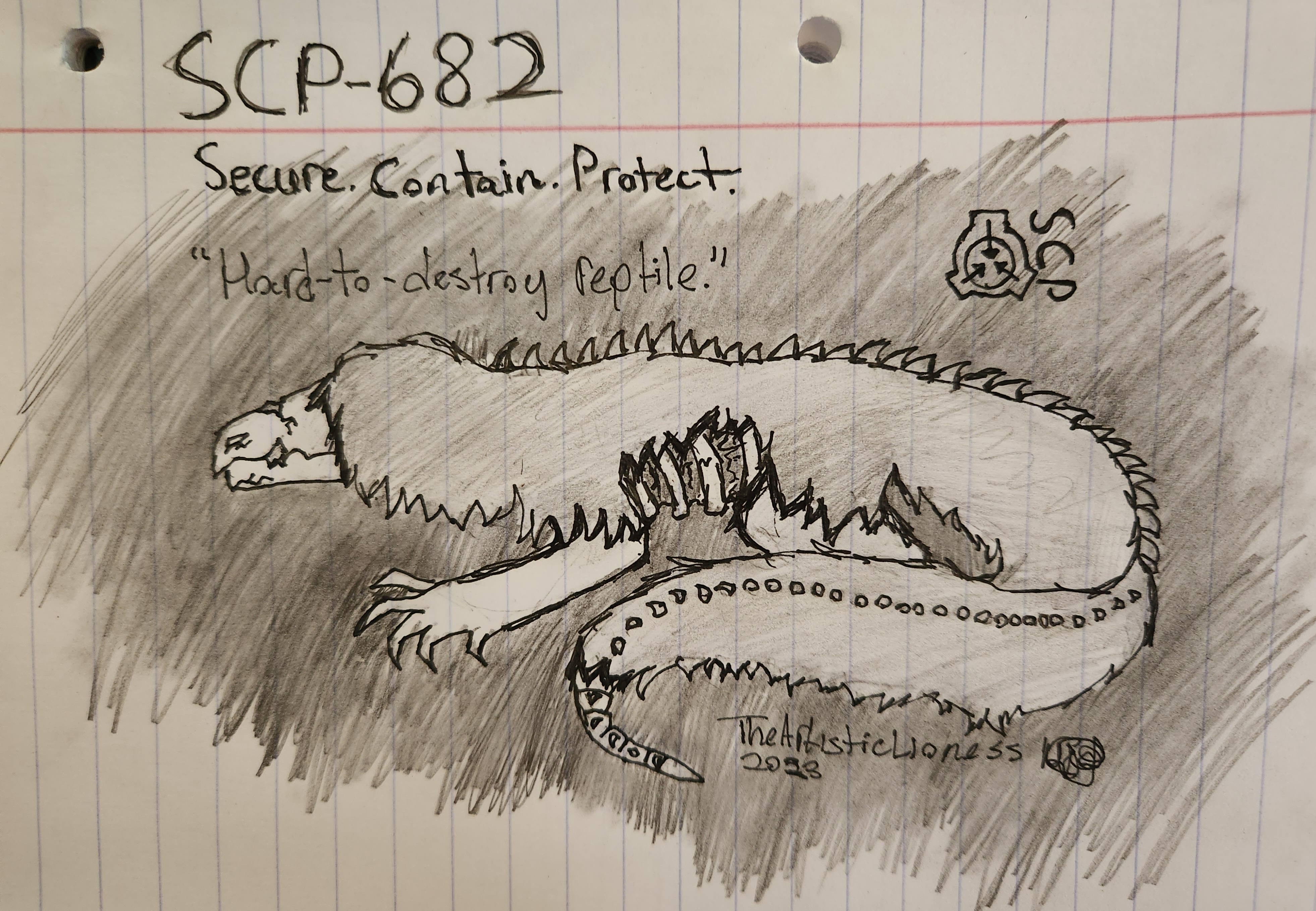 SCP-682 - HARD TO DESTROY REPTILE