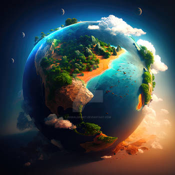 Solar System Scope Earth texture With Clouds (2k) by ColourNess on ...