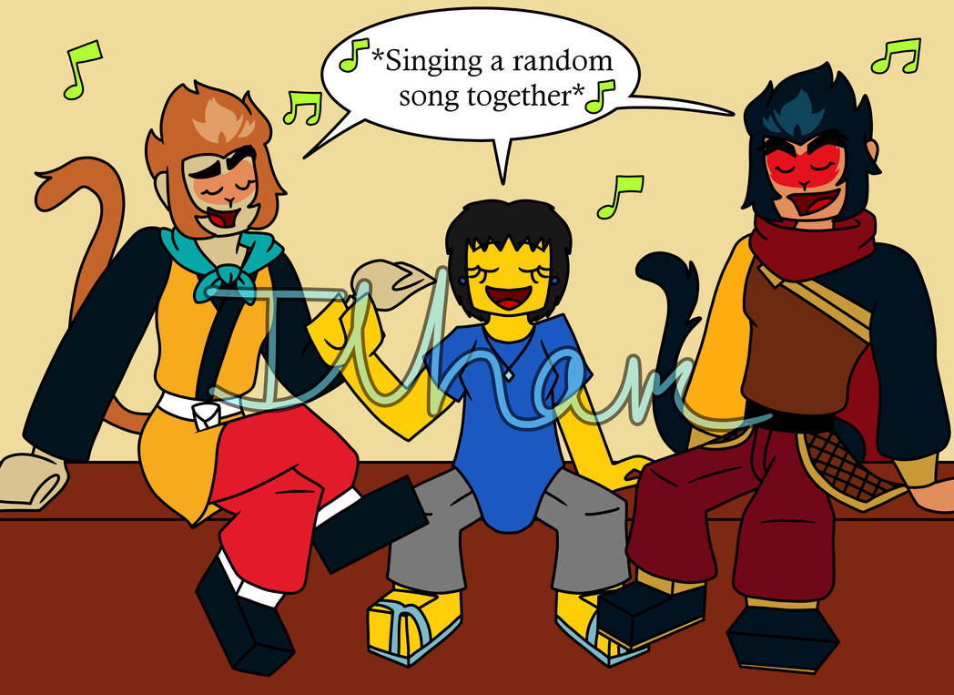 The singing trio by IlhamIman on DeviantArt