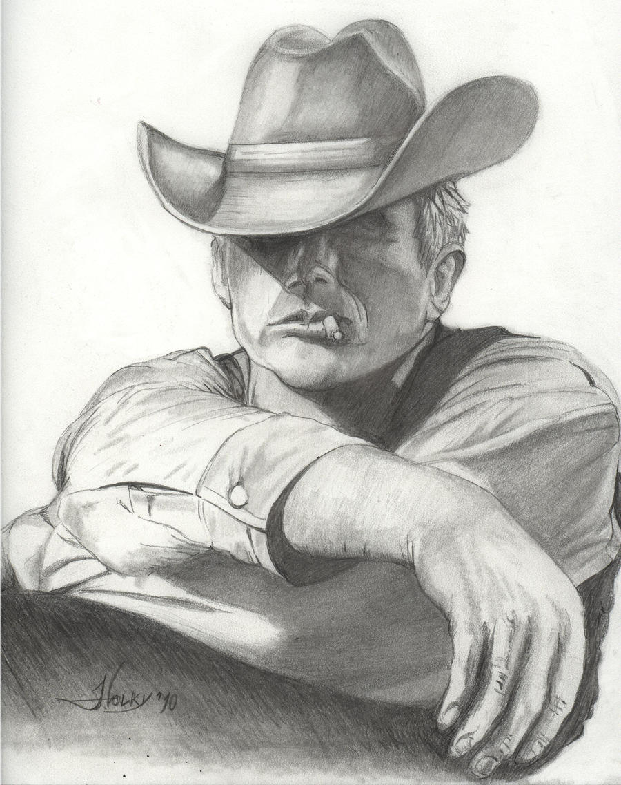 Мужчина в ковбойской шляпе. Ковбой рисунок карандашом. Вестерн скетч. Ковбой скетч. Ковбои карандашом