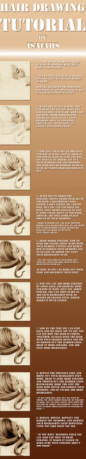 .Hair Drawing tutorial