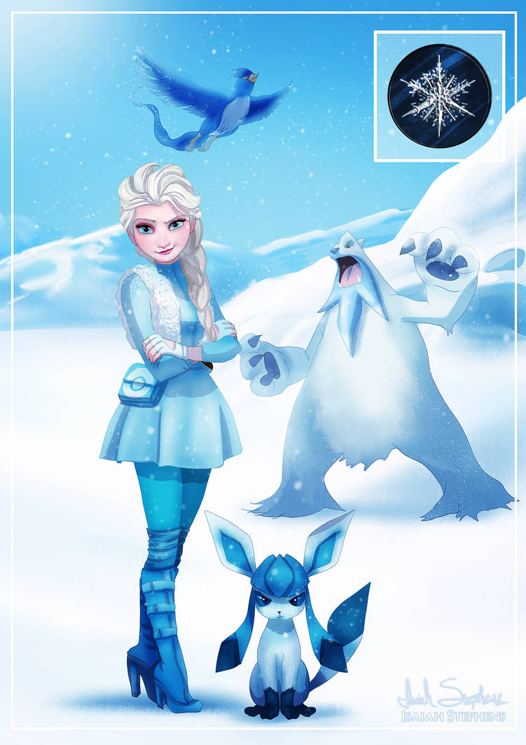 Gym Leader Elsa by IsaiahStephens