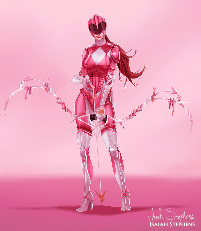 April Pink Ranger Pink Ranger by IsaiahStephens on DeviantArt