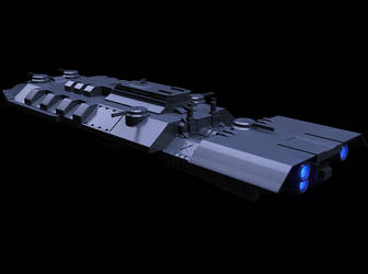 Frigate WIP 01 - Back