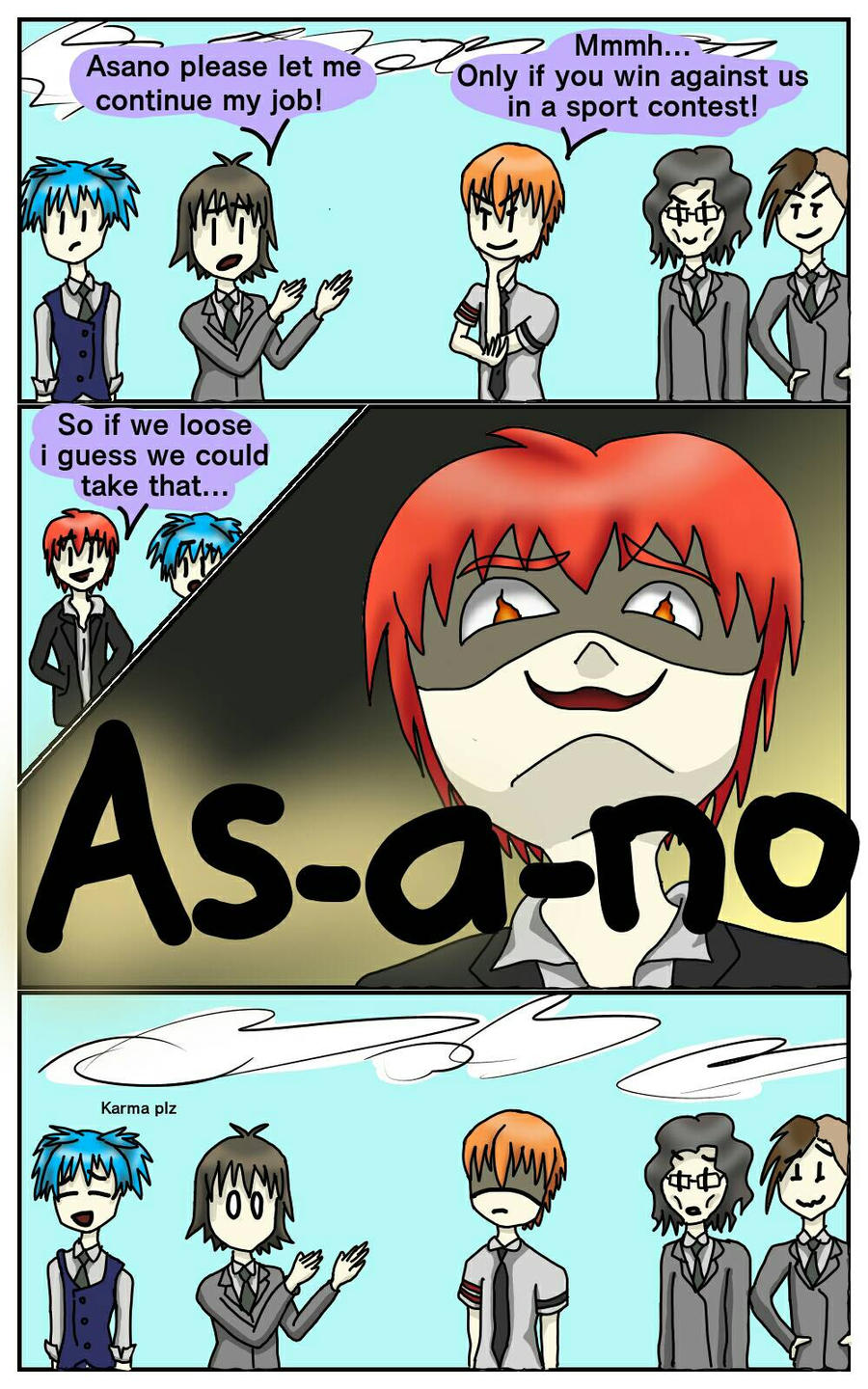 Skynd dig Revision Fjern Assassination Classroom comic by chloemerveillee on DeviantArt