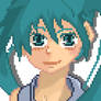 Pixelated Hatsune Miku