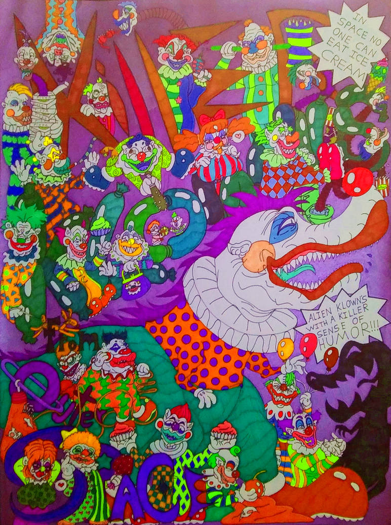 Killer Klowns From Outer Space - Movie Poster by Abridgedfoamy on