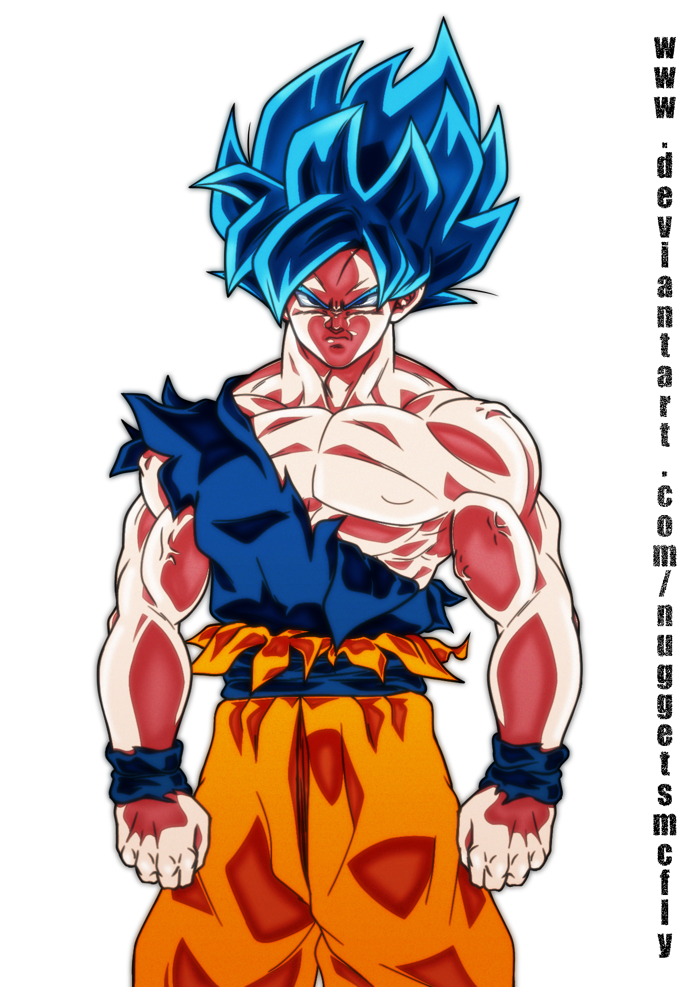 Gogeta Royal Blue (Blue Evolved) by NuggetsMcfly on DeviantArt