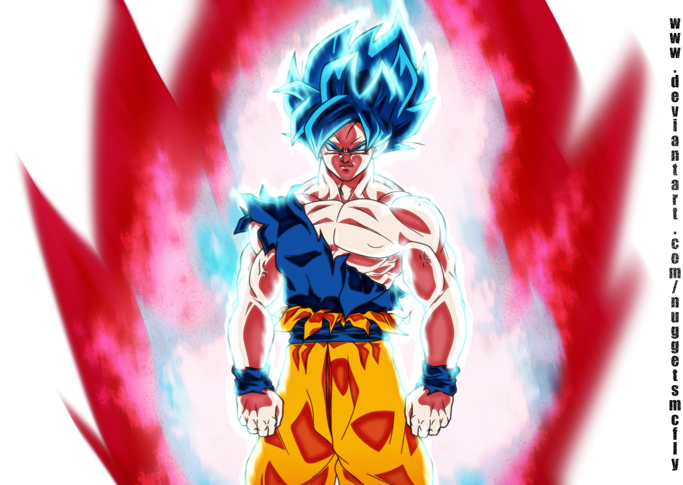 Goku Super Saiyan Blue [Kaioken] by Arbiter720 on DeviantArt