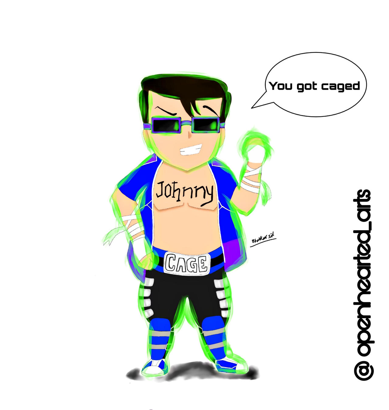 Johnny Chibi M11 Johnny Cage chibi fanart by xXopenheartedartsXx on DeviantArt