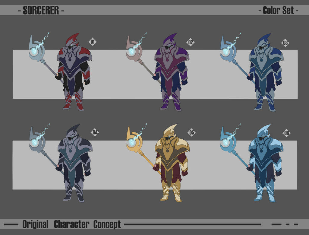 Projection Sorcery Color Sorcerer-color-set by Inai-Shin on DeviantArt