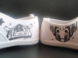 Dr who custom trainers.