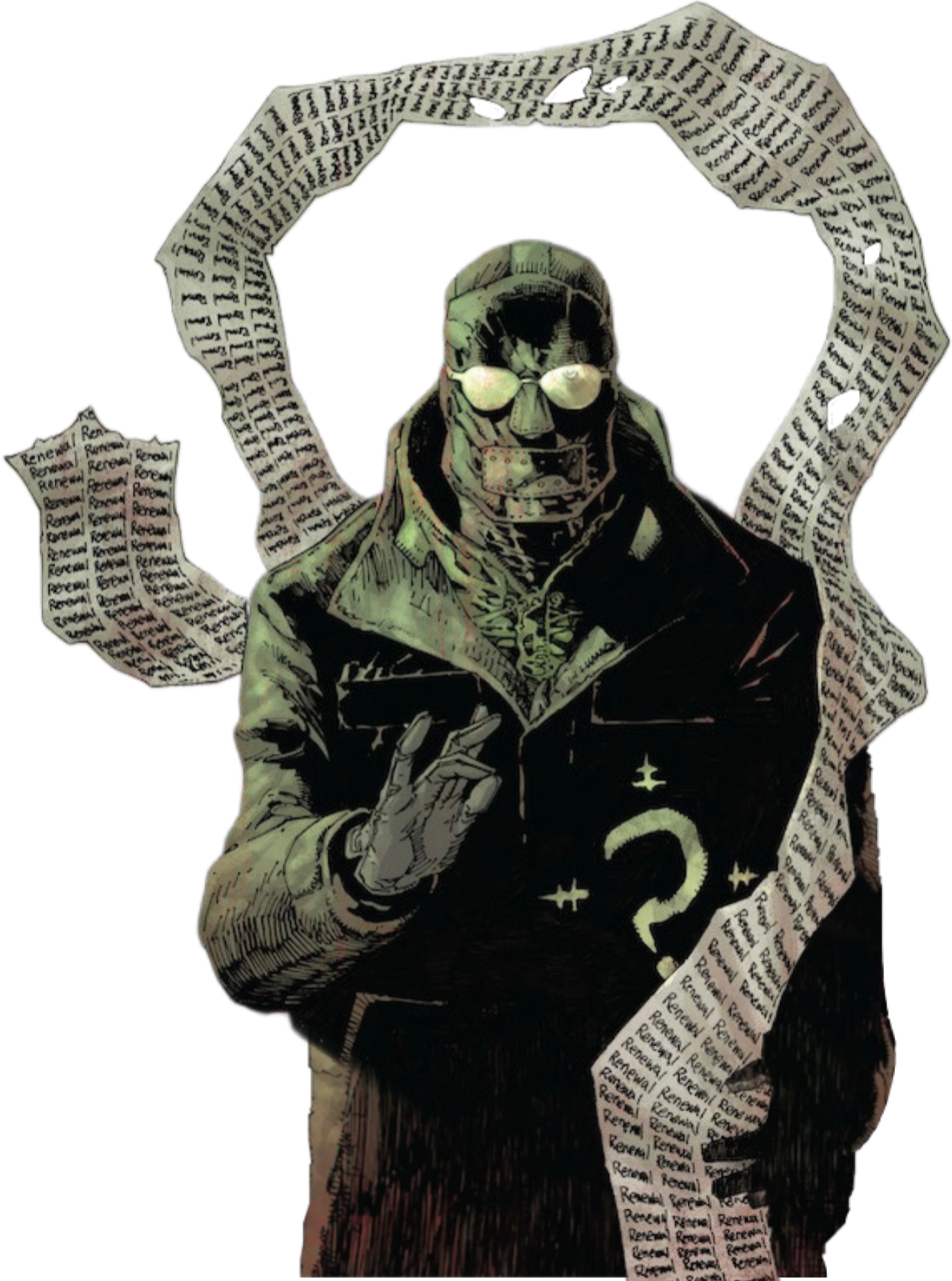 The Riddler Front View The Riddler (DC) Render #2 by JarroStan on DeviantArt