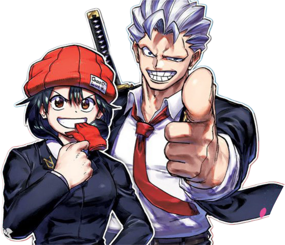 Fuuko Andy Andy and Fuuko Izumo (Undead Unluck) Render #6 by JarroStan on DeviantArt