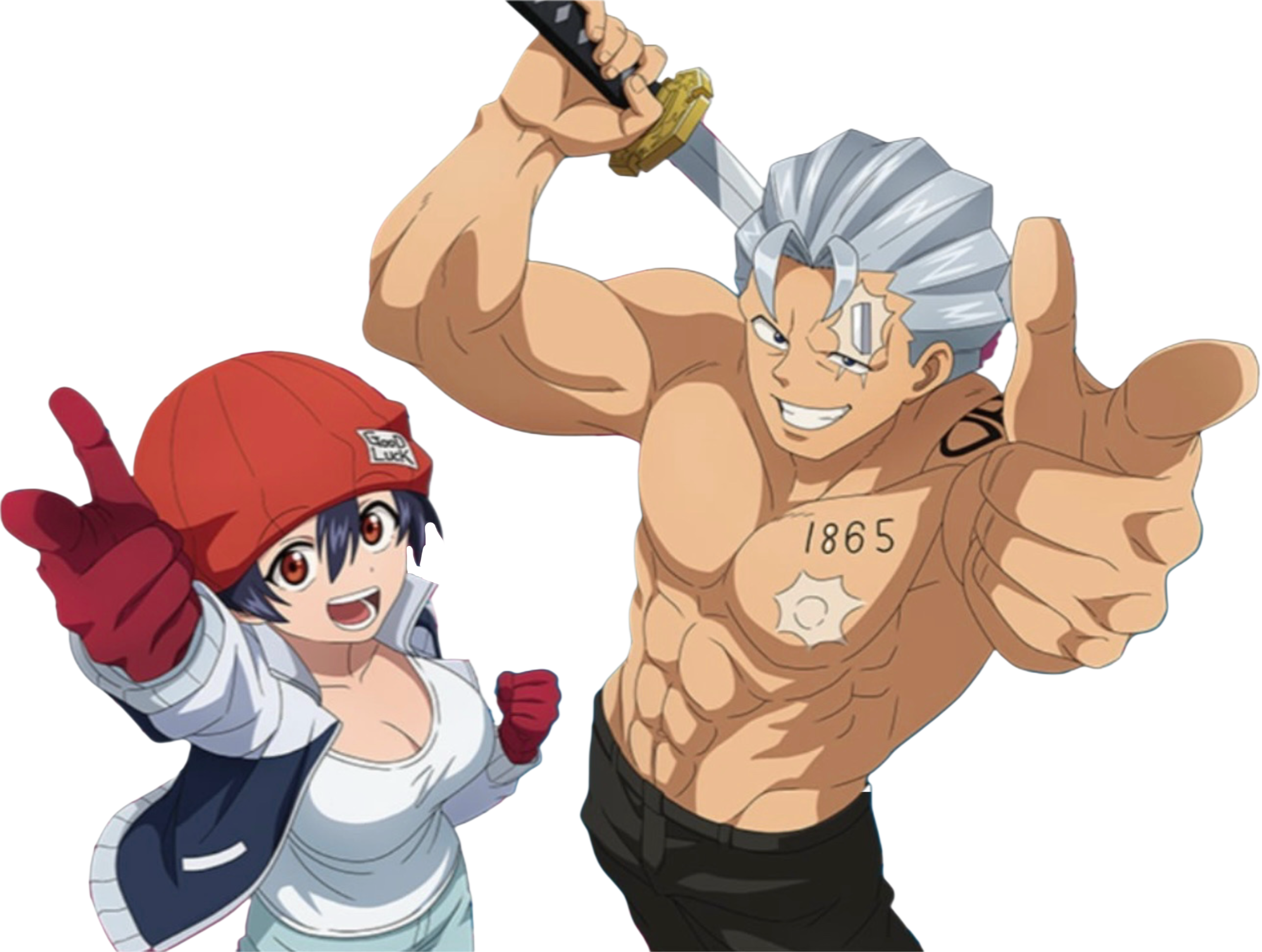 Fuuko Andy Andy and Fuuko Izumo (Undead Unluck) Render #16 by JarroStan on DeviantArt