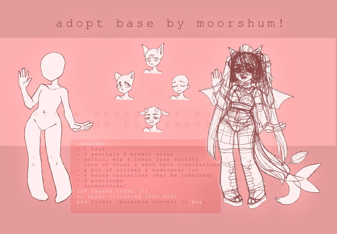 Character Adopt Base pay what you want adopt base! | 2$+ by moorrshum on DeviantArt