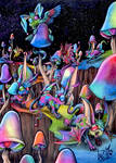 Mushroom paradise by Chocolatechilla