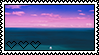 Blue sea / pink sky stamp