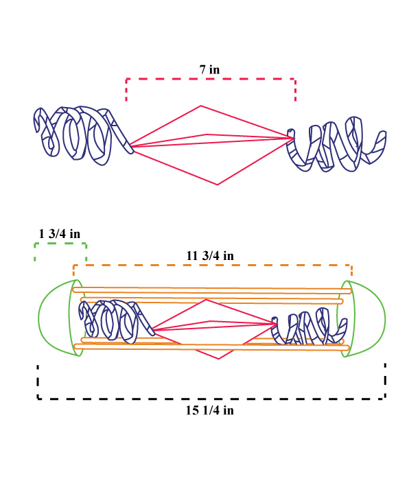 Springy Thing Technical Drawing