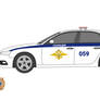 Audi A4 Russian police